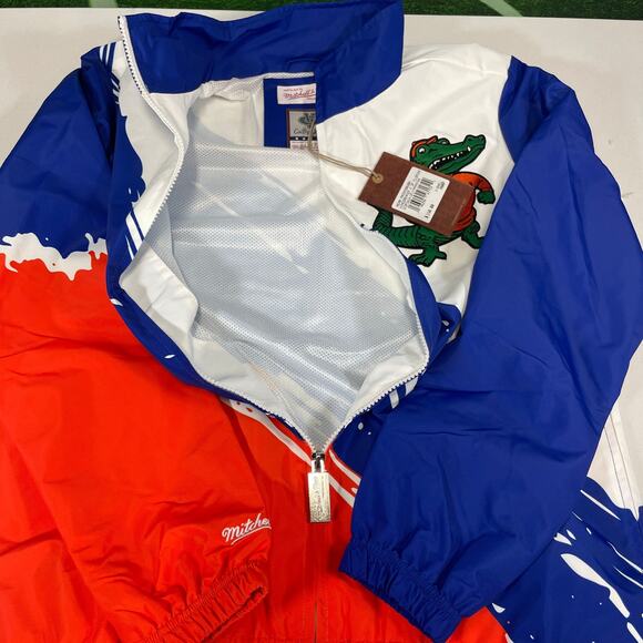Florida Gators Mitchell & Ness Painbrush Windbreaker Jacket - Picture 5 of 6